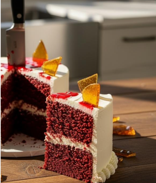 Bloody Knife Red Velvet Cake π©Έπ°