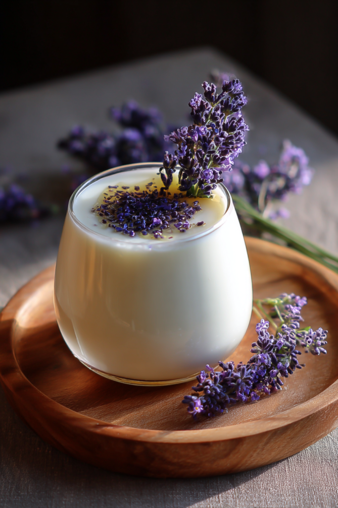 Lavender Honey Panna Cotta