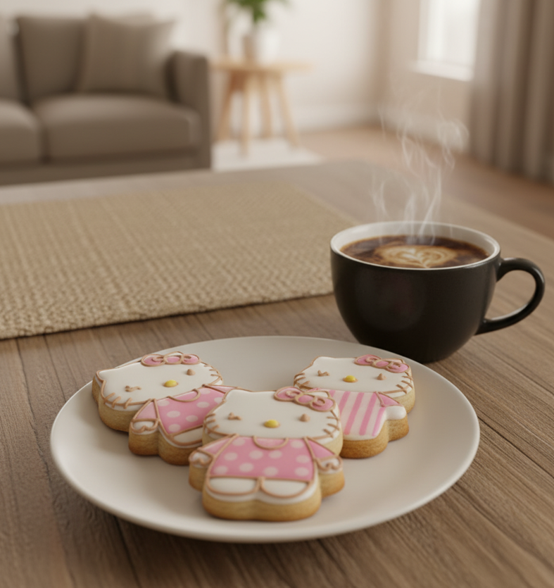 Hello Kitty Pink Sugar Cookies