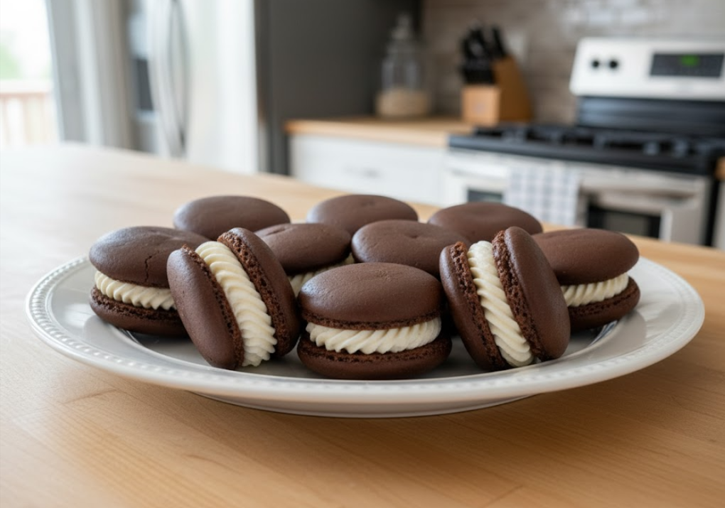 German Chocolate Whoopie Pies