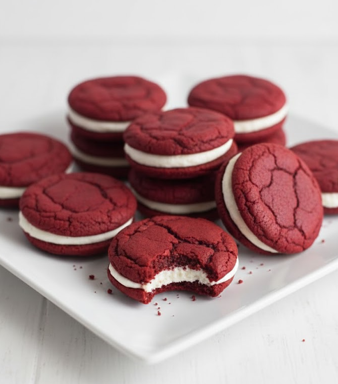 Red Velvet Cookies – Soft, Chewy & Irresistibly Rich!