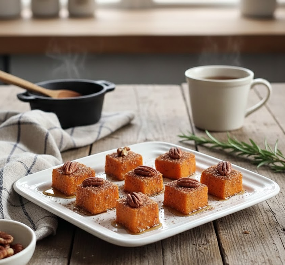 Cinnamon Maple Sweet Potato Bites