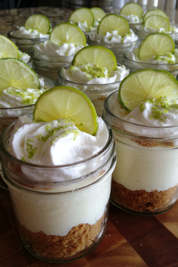Key Lime Pie Jars