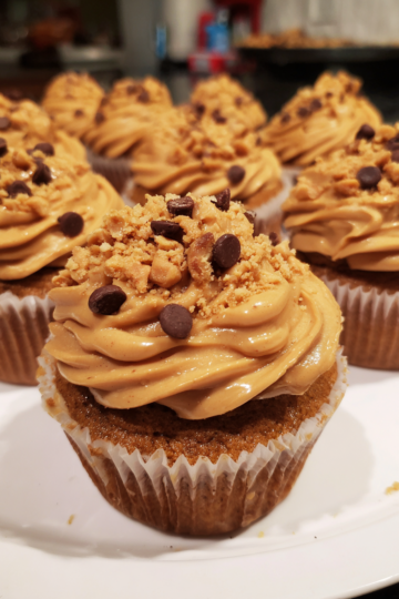 Peanut Butter Paradise Cupcakes