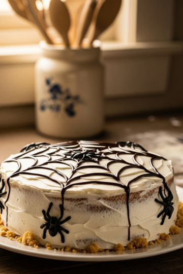 👻 White Nightmare Cake