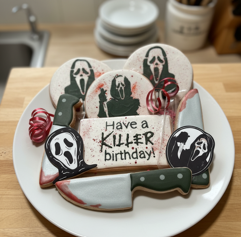 Killer Birthday Horror Cookies: Spooky Sugar Cookies for Fun & Fear!