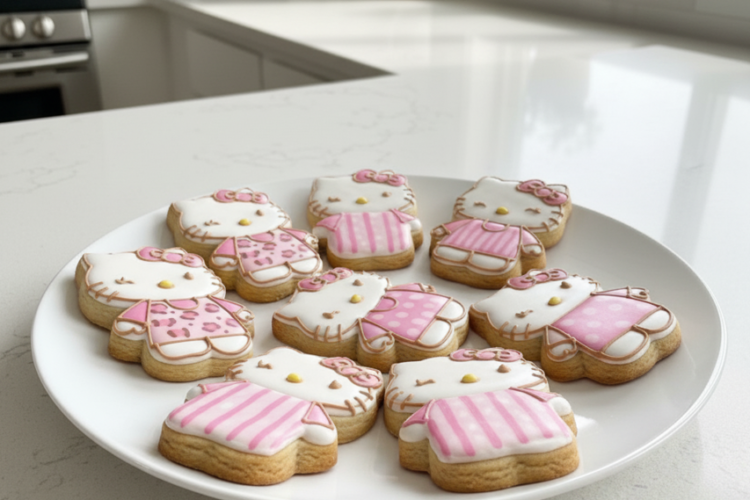 Hello Kitty Pink Sugar Cookies 💗🎀