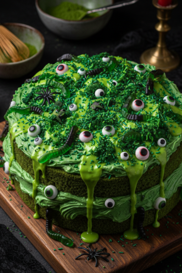 Toxic Swamp Matcha Cake