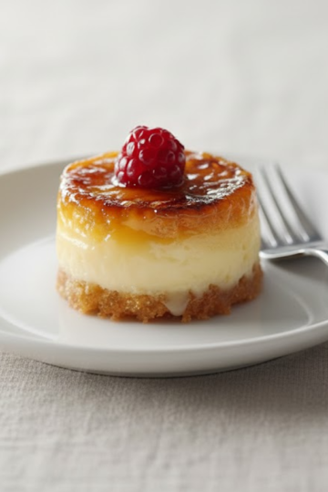 Mini Crème Brûlée Cheesecakes