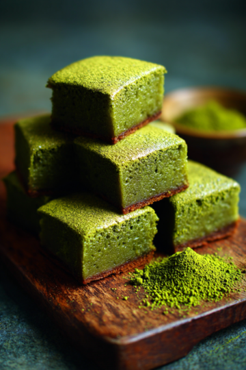 Matcha Mochi Brownies 🌿