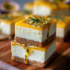Mango Passionfruit Cheesecake Bars
