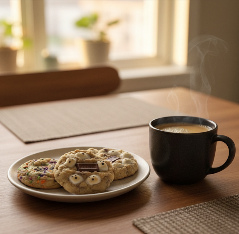 Soft Ghost Party Cookies (Halloween Marshmallow Cookies)