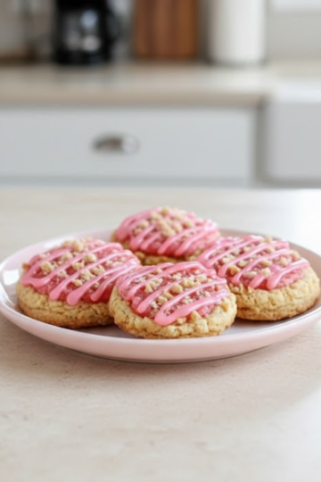 Strawberry Dream Crunch Cookies