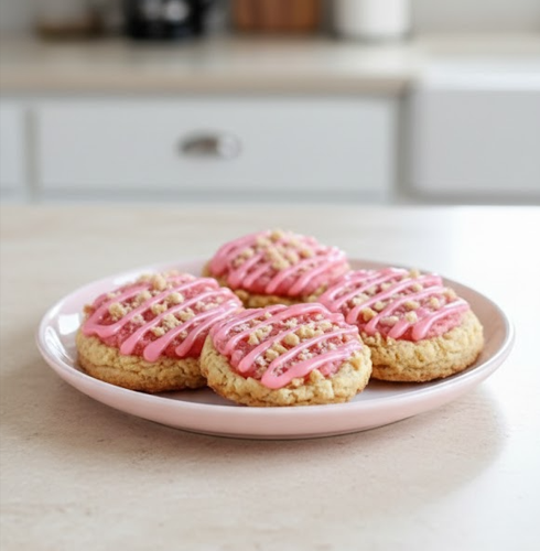 Strawberry Dream Crunch Cookies