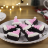 🎀 Pink Santa Hat Brownies