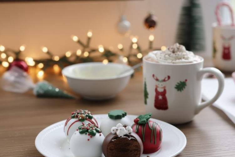 Christmas Chocolate Truffles — Rich, Creamy & Festively Sweet! 🎄✨