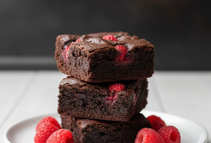 Raspberry Brownies – Rich, Fudgy & Chocolate-Loaded