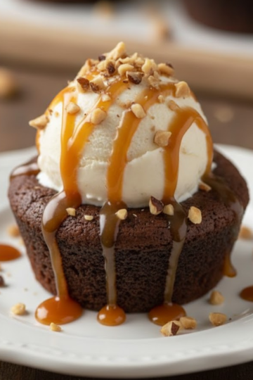 Cupcake Hot Fudge Brownie Sundae – Ultimate Layered Chocolate Dessert