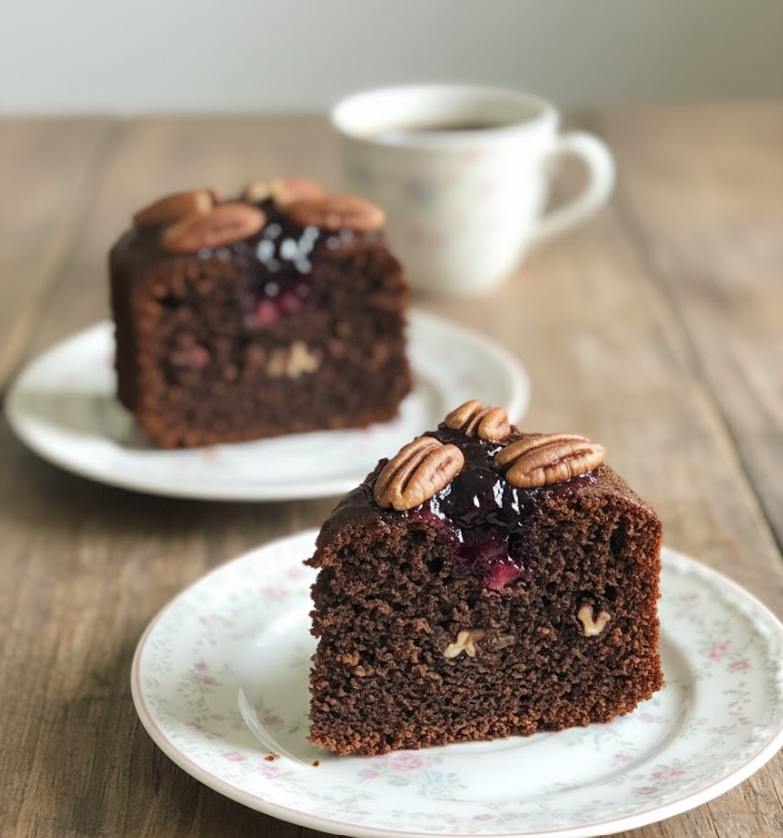 Chocolate Pecan Bundt Cake