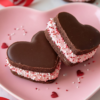 sandwich heart cookies